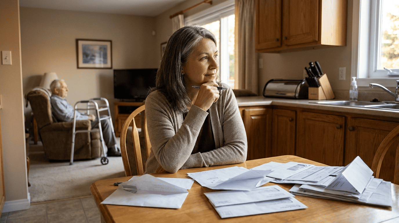 Adult child weighing the signs hospice care may be needed for a parent